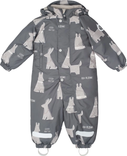 Leokid Winter-Overall Old friends gray 9–12 Monate (Gr. 74)