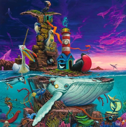 Ravensburger quadratisches Puzzle „Archipel“ (500 Teile)