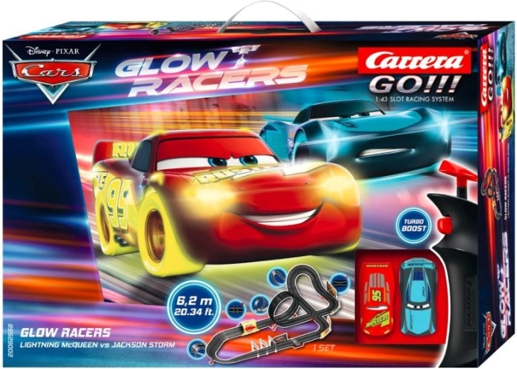 Carrera GO!!! Disney Pixar Cars Glow Racers Autorennbahn