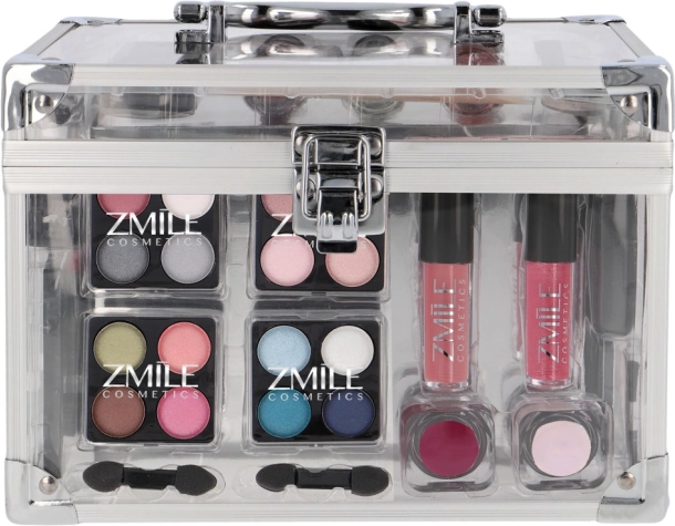 Zmile Kosmetikkoffer Acrylic – transparentes Make-up-Set 42-tlg.