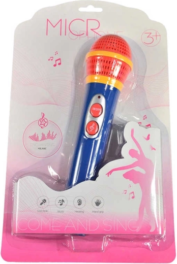 Kinder-Mikrofon mit Soundeffekten für Mädchen 23 cm - 1 Stück