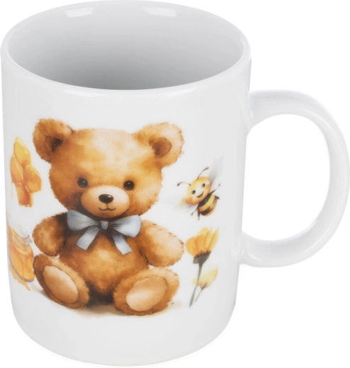 Verspieltes Bärchen-Motiv, das Kinder mögen