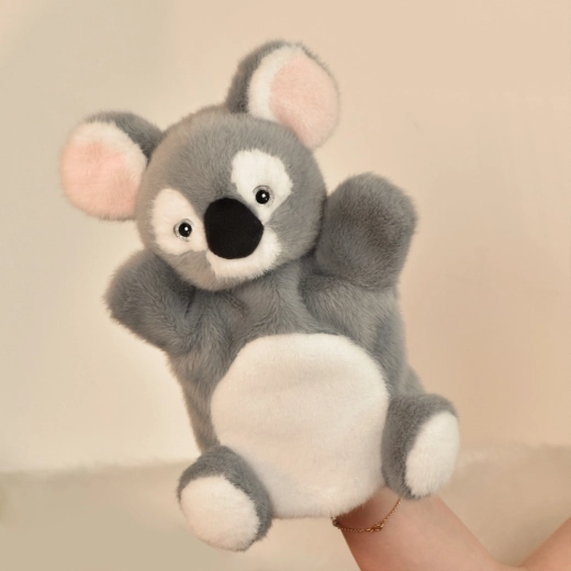 Doudou Histoire d'Ours Plüsch-Handpuppe Koala grau 24 cm