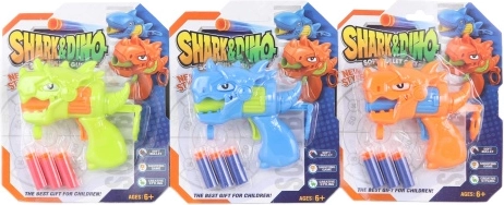 Dinosaurier-Pistole mit Schaumstoffgeschossen