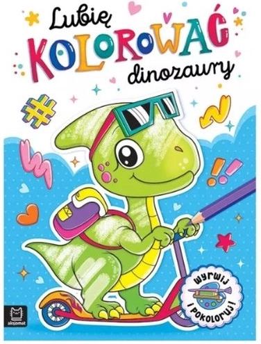 Ich male gerne Dinosaurier aus