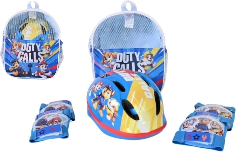 Kinder-Set aus Helm und Schützern Paw Patrol