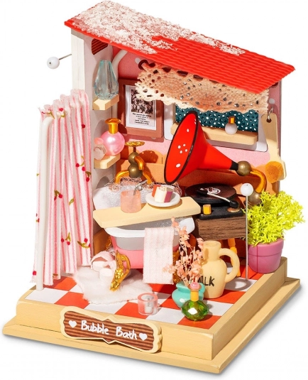 Miniatur-Badezimmer Bubble Bath