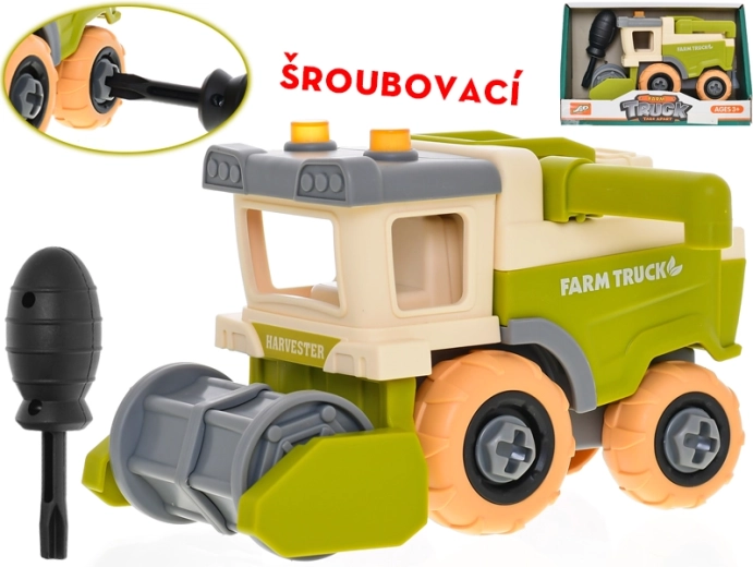 Schraubbarer Mähdrescher 15 cm mit Freilauf
