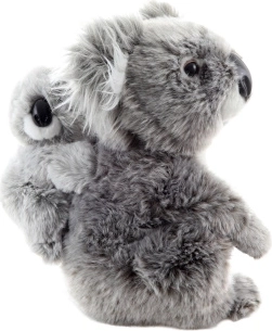 Plüschkoala mit Jungtier, 25 cm
