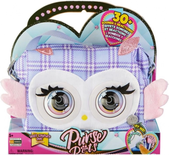 Interaktive Handtasche Eule Purse Pets
