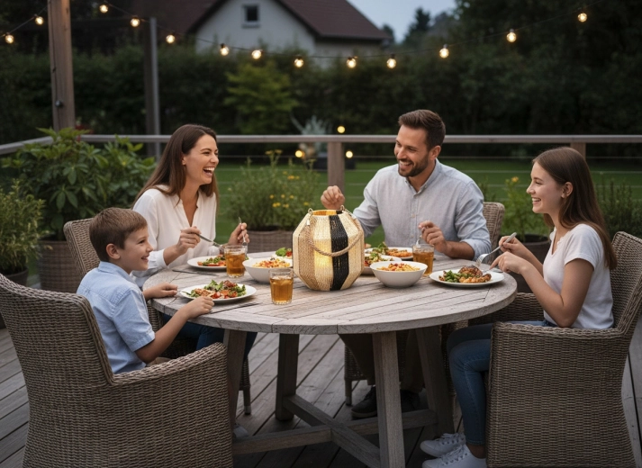 Stimmungsvolle Atmosphäre für den Abend