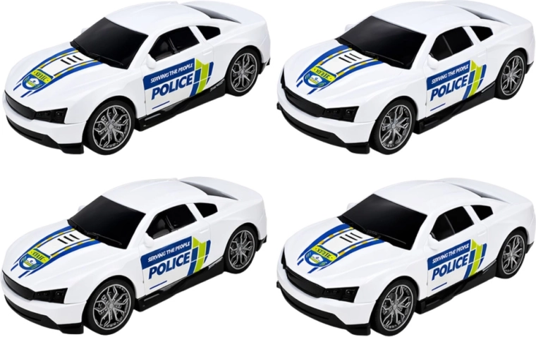Polizeiautos im Lieferumfang