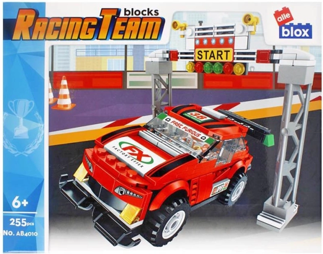 Konstruktionsset Rennwagen mit Starttor, 255 Teile