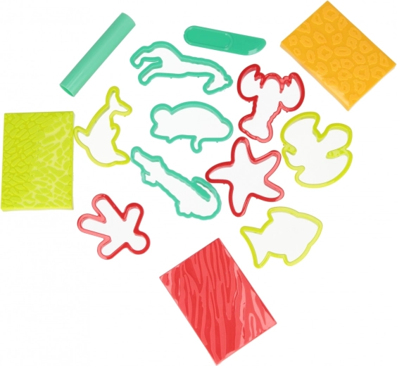 Spaßige Formen und Texturen mit Safari-Motiven