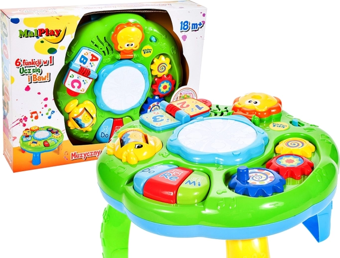 Lehrreiches Spieltischchen mit Trommel