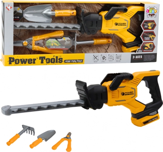 Kinder Gartenset mit elektrischer Schere