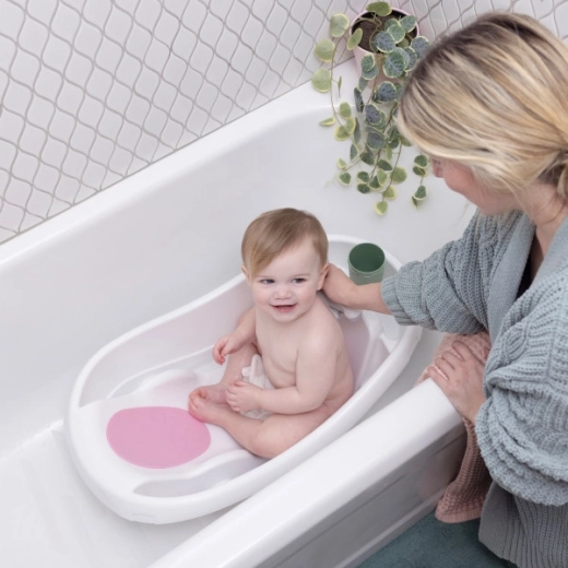 Ergonomische Wanne mit gepolsterter Stütze