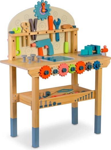 Komplettes Set aus Holzwerkzeugen