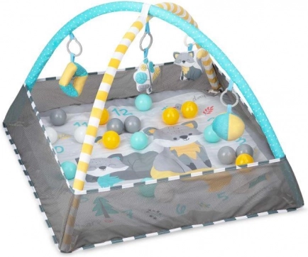 Spiel- und Lernmatte MoMi LAMMIS mit Bällen