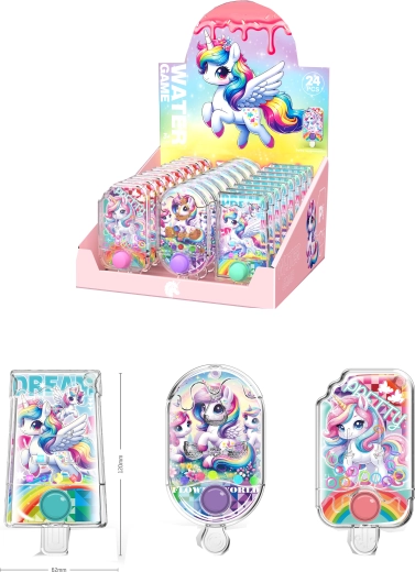 Wasser-Taschenspiel Einhorn – verschiedene Varianten