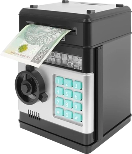 Einwurf von Scheinen und Münzen