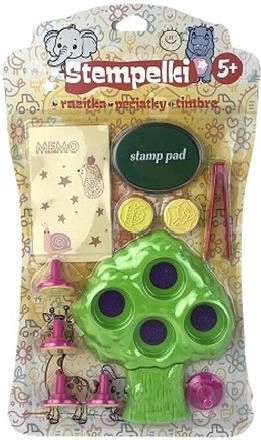 Kinder-Stempelset mit Baum-Motiv