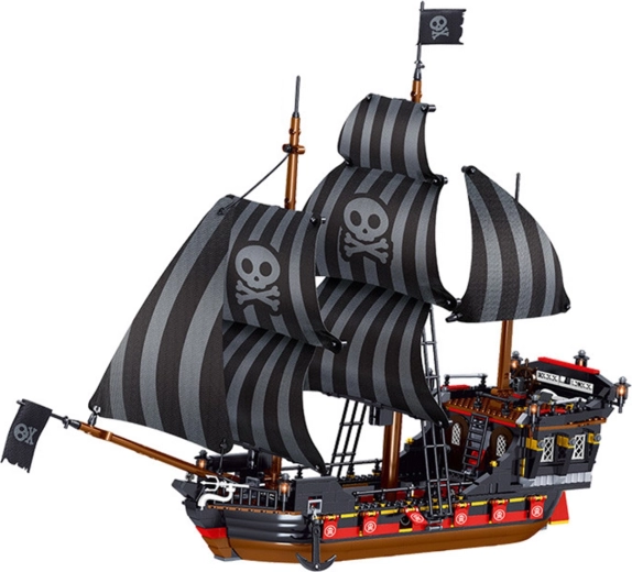 Bausatz Piratenschiff mit 968 Teilen