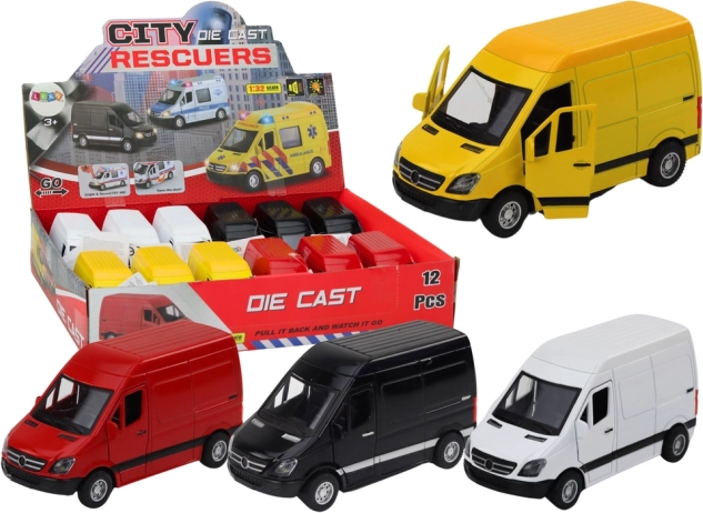 Kinder-Lieferwagen 1:32 Lichter Töne Verschiedene Farben