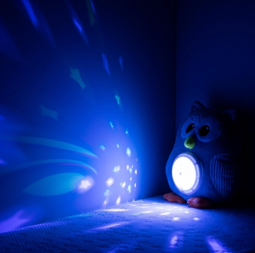 Beruhigende Sternenprojektion