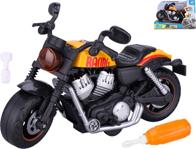 Renn-Motorrad zum Verschrauben mit Schwungrad 22 cm