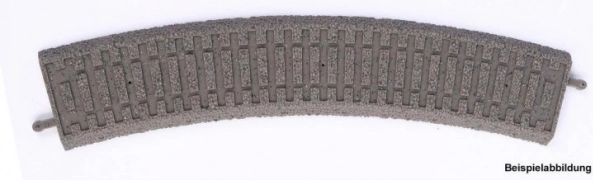 Bettung für gebogene Gleise R3