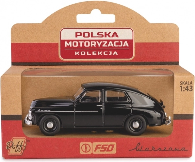 Metallmodell Warszawa M20 1:43 – schwarz