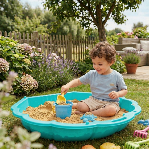 Kreatives Spielen mit Sand