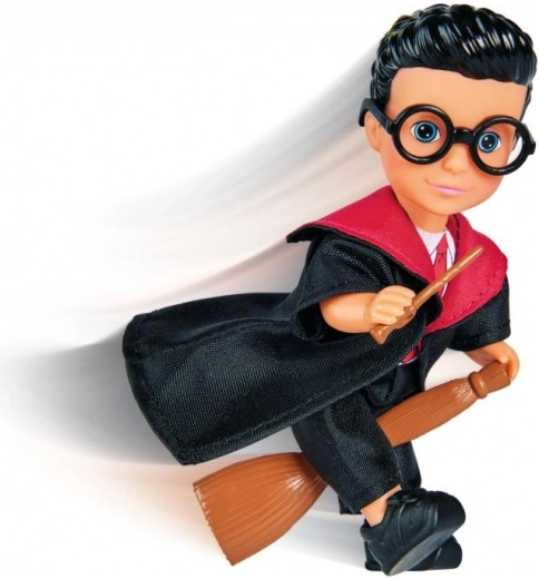 Bereit zum Flug auf dem Besen