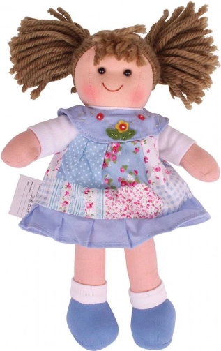 Stoffpuppe Sarah von Bigjigs Toys 28 cm