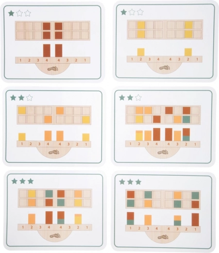 Aufgabenkarten mit Schwierigkeitsstufen