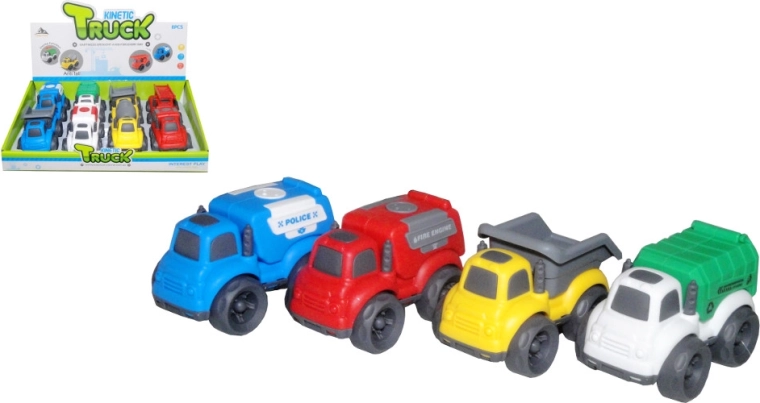Plastikauto mit Reibungsantrieb für Kinder ab 18 Monaten