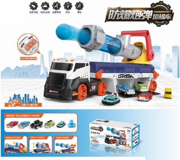 Autotransporter mit Ballwerfer
