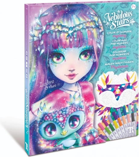 Nebulous Stars Malen nach Zahlen mit Stifte-Set