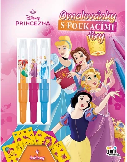 Disney Prinzessinnen – Malbuch mit Pustestiften
