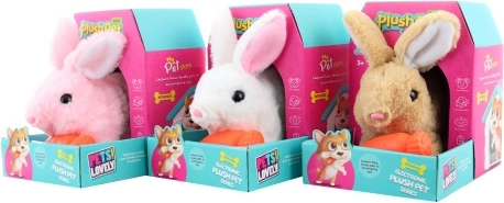 Gehender Hase mit Batterien