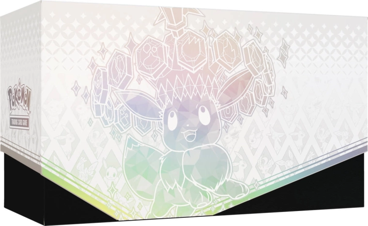 Eevee-Promokarte und stilvolles Zubehör
