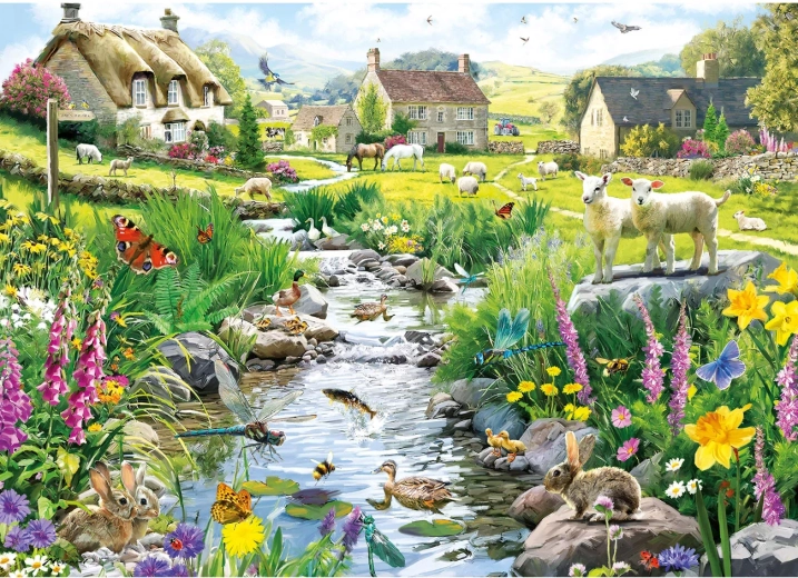 Gibsons Puzzle Plätschernder Bach 1000 Teile