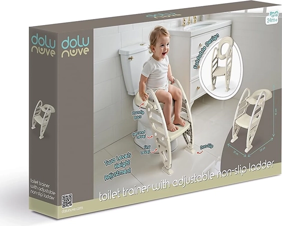 Verstellbare Leiter für einen einfachen Zugang zur Toilette