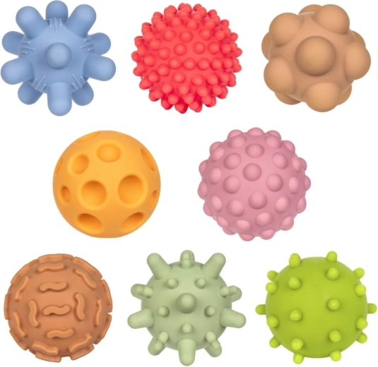 Verschiedene Texturen für reichhaltige sensorische Stimulation