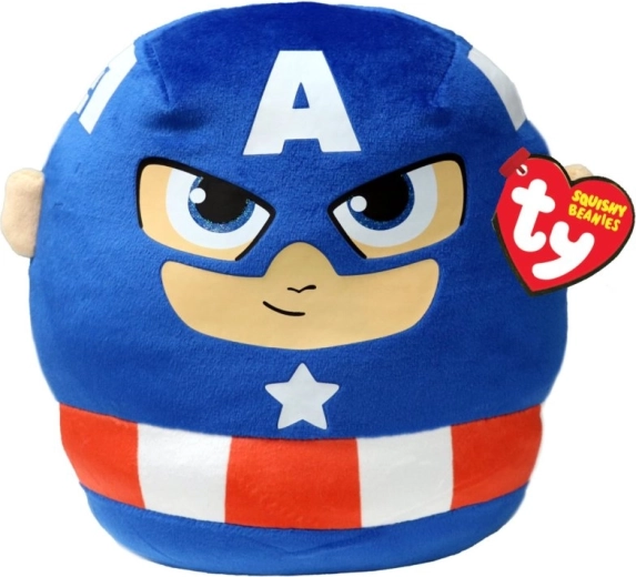 Ty Marvel Captain America Squishy Beanie Plüschkissen 20 cm