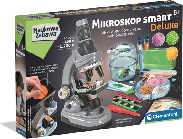 Clementoni Wissenschaftlicher Spaß Mikroskop Smart Deluxe