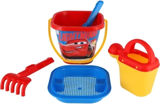 Eckiger Eimer mit Disney Cars Motiv