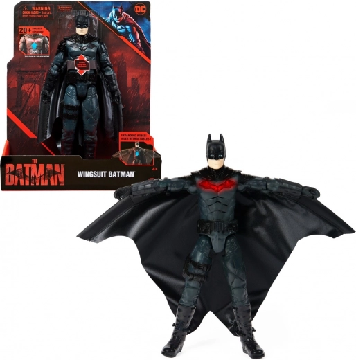 12" BATMAN Figur mit Wingsuit und Licht- und Soundeffekten