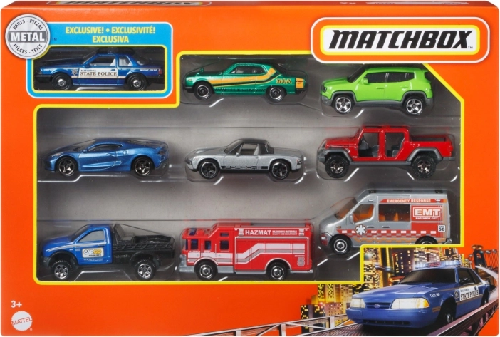 Matchbox 9er-Pack Modellautos
